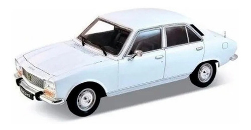 Peugeot 504 Blanco Welly 1/24 Metal Colección La Plata .