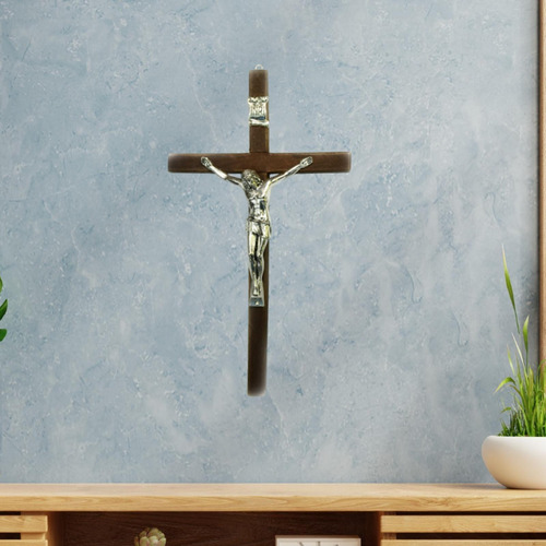 Crucifijo De Pared Cruz Jesús Escultura Estatuilla