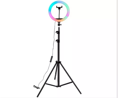 Aro de Luz RGB (26 cm) + Tripode para selfie - XavierVentas