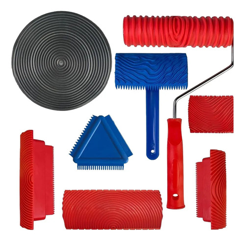 Set De 8 Unidades De Herramientas Para Madera Granulada