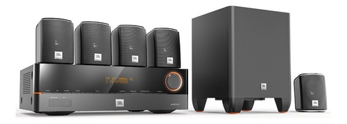 Kit Home Theater Jbl Cinema J5100 Sistema 5.1 E Receiver Jbl