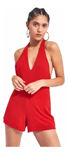 Enteritos Monos Cortos De Noche Rojo MercadoLibre