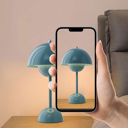 Luz Nocturna Led Recargable, Lámpara En Forma De Hongo, Lámp