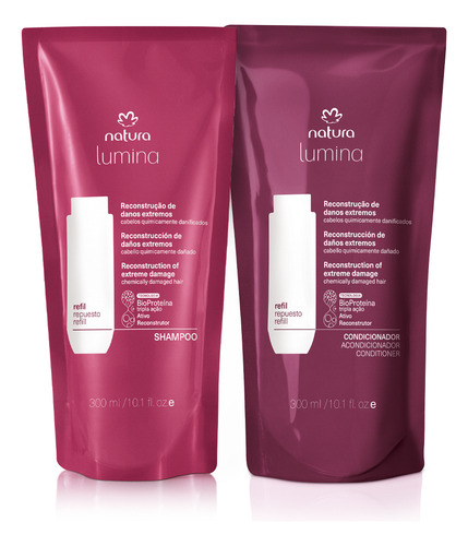 Natura Lumina Cabelos Danificados Shampoo + Condicionador