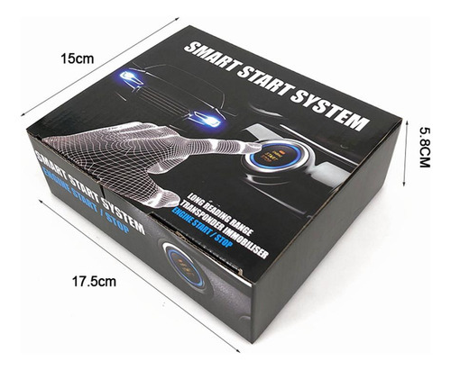 Kit Botão Start Stop Partida Remota Motor Ignição Completo