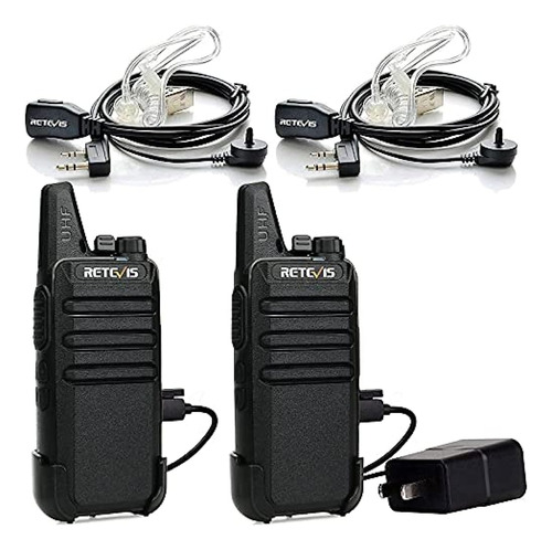 Retevis Rt22 Walkie Talkies, Mini Radio De 2 Vías Recargable