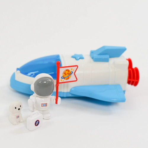 Cohete Espacial Juguete Sonido Niños Original Importado