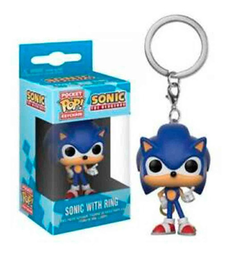 Funko Pop Keychain Sonic With Ring