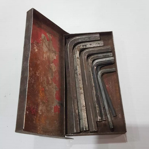 Imagen 3 de 7 de Antiguo Juego Llaves Allen En Caja Mag 59777