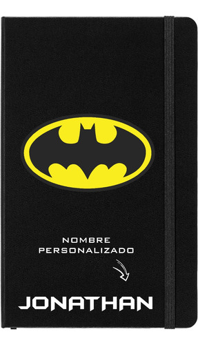 Libreta Premium Personalizada Personaje Batman Grabado Uv