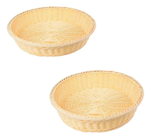 Panera De Cocina De 2 Piezas, Cesta De Mimbre Para Pan, Cest