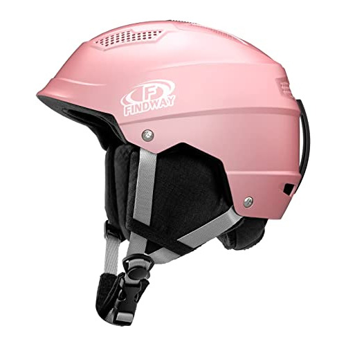 Casco De Esquí, Casco De Snowboard Compatible Con Gafas, Cas