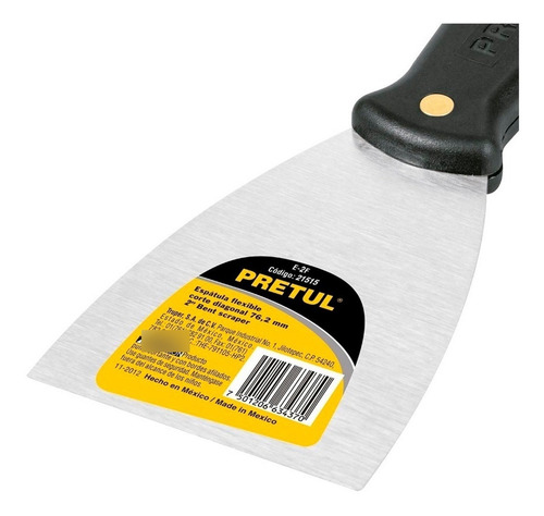 Imagen 5 de 9 de Espatula Flexible Ancho 2'' Hoja Corte Diagonal Pretul