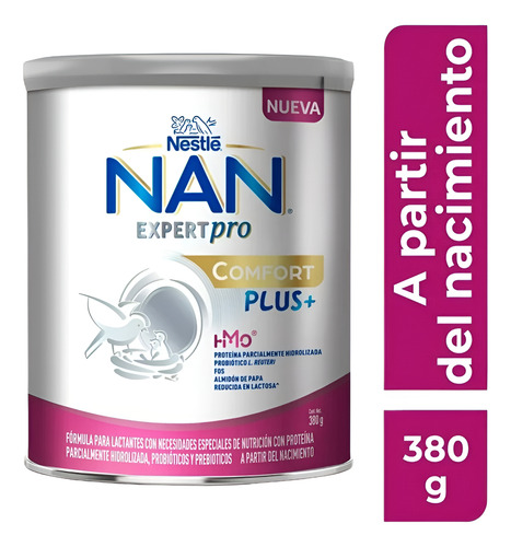 Nan Expert Pro Comfort Plus Lata De 380 G Sin Sabor