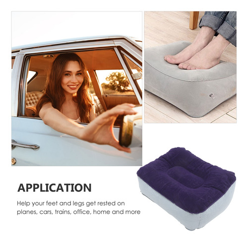 Almohada Inflable Para Reposapiés, Taburete De Masaje De Pie