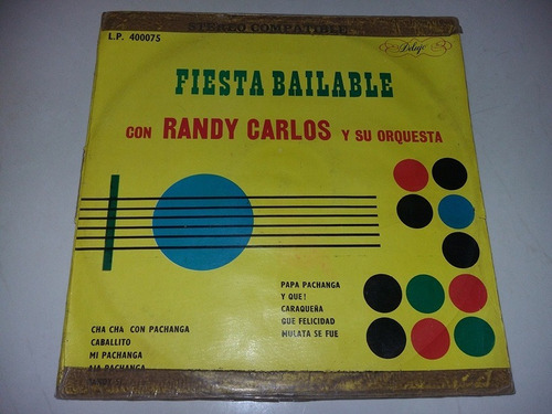 Lp Vinilo Disco Acetato Vinyl Randy Carlos Cumbia