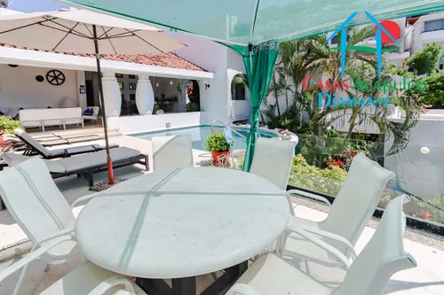 Cad Casa Ticitzin. Copropiedad. Terraza Con Alberca, Camastros Y Con Vista A La Bahía De Acapulco