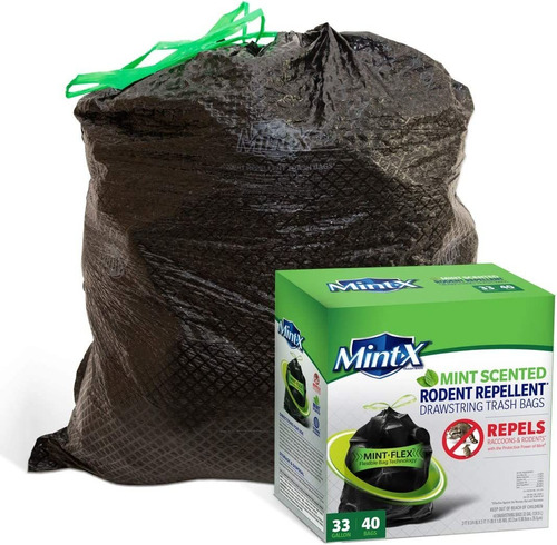 Mint-x Mintflex Bolsas De Basura Repelentes De Roedores  2 P