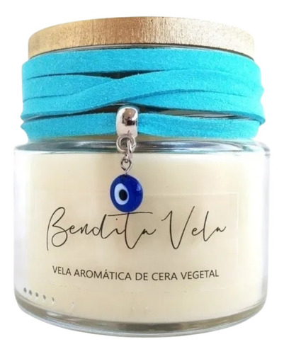 Imagem 2 de 3 de Vela Aromática Aromatizada Perfumada Cera Vegetal - Lavanda