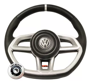 Volante Esportivo Gti Prata Voyage G5 2009 2010 2011 2012