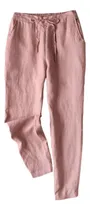 Comprar Pantalon Corto Lino Pierna Ancha Para Mujer Cintura Alta
