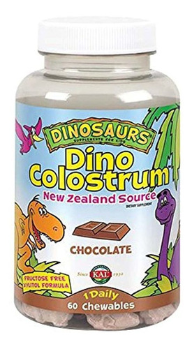 Kal  los Dinosaurios Colossal Calostro, 300 mg, 60 tabletas