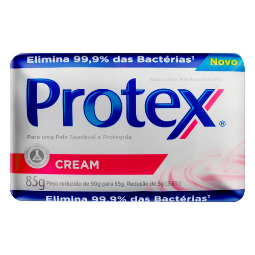 Imagem 1 de 4 de Sabão em barra Protex Antibacteriano Cream de 85 g