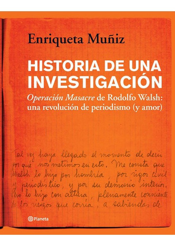 Historia De Una Investigacion - Enriqueta Muñiz Hernando