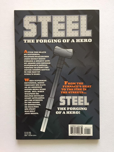 Tpb Steel: Forging Of A Hero ( English ) Reign Of Supermen (Usado)