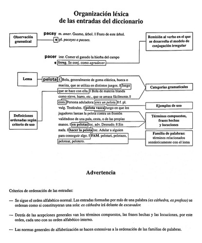 Diccionario Consultor Espasa: Lengua Española, Sinónimos
