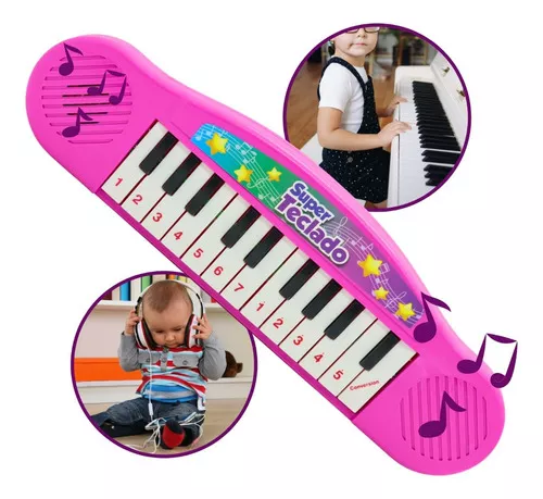 Mini Teclado Infantil Pro Tunes Keyboard, Brinquedo para Bebês Pro Tunes  Usado 44269741