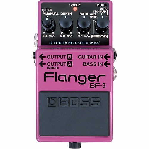 Pedal De Efecto Boss Bf-3 Flanger + 2 Cables!!