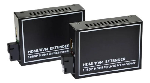 Kit Extensor Hdmi Via Fibra Ótica 40km