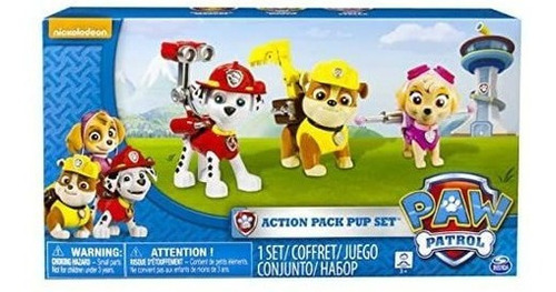 Mochilas Paw Patrol Action Pack Pups 3pk Figure Set Marshal