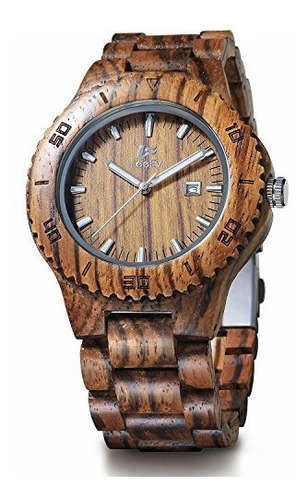 Uwood Uw023az Sandalia Madera Analogica Reloj De Madera De C