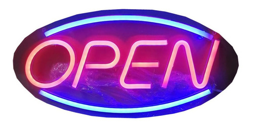 Anuncio Open Luminoso Led Tipo Neon 