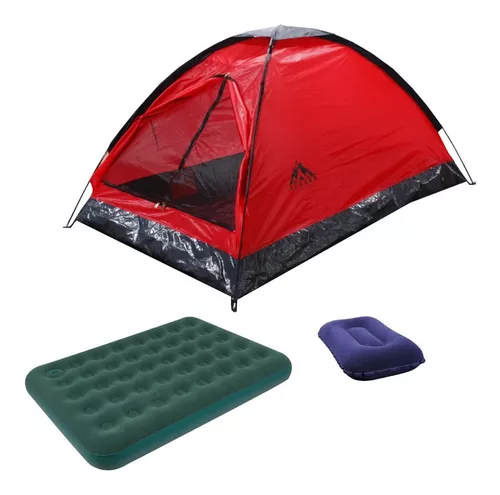 Colchón de camping doble 191x137x22 cm