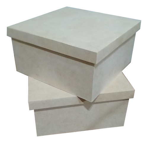 Caja Fibrofacil 20x20x6 Con Tapa Tipo Zapato X 5 Un. 