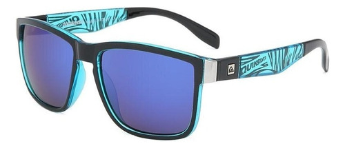 Óculos De Sol Quiksilker Surf Polarizado UV400 Azul