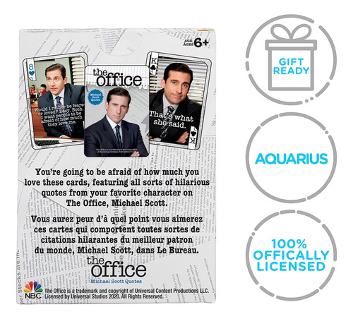 Aquarius The Office Michael Quotes Baralho De Cartas - Micha