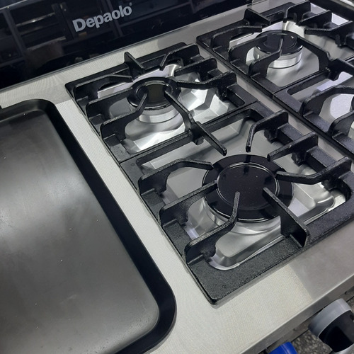 Imagen 4 de 6 de Cocina 4 Hornallas Depaolo Horno Visor C/ Plancha Y Tostador