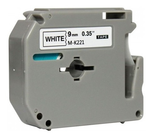 Imagem 8 de 9 de Fita Compativel P/ Rotulador Brother Pt-80 Pt-70 M-k221 9mm