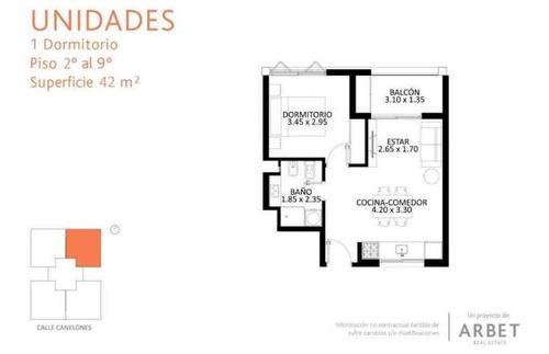 Imagen 2 de 10 de Venta De Apartamento De 1 Dormitorio En Arbet Soho, Palermo