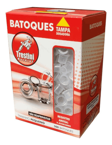 Batoque Para Tatuagem Tamanho P - 500 Peças-