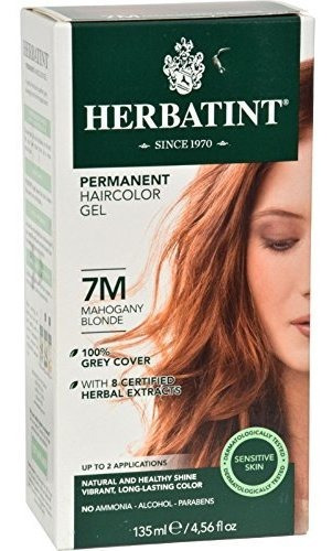 Herbatint Permanent Herbal Haircolour Gel 7m Mahogany Blonde