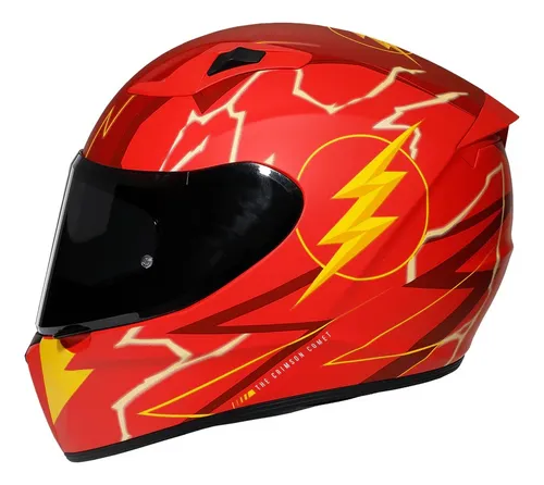 Casco Integral Moto Edge Dc Flash Certificado Motos.shop