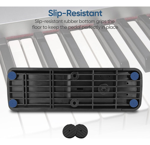 Pedal De Sostenido Universal Interruptor De Polaridad T...