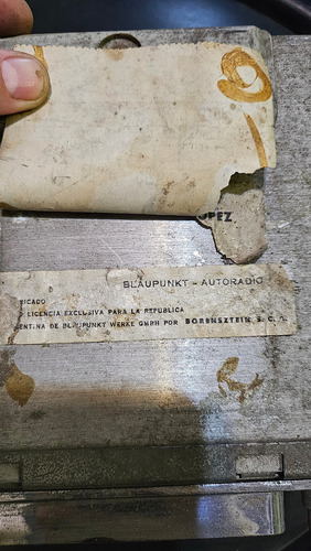 Blaupunkt Mini Sport.. Radio Automovil Antiguo (Usado)