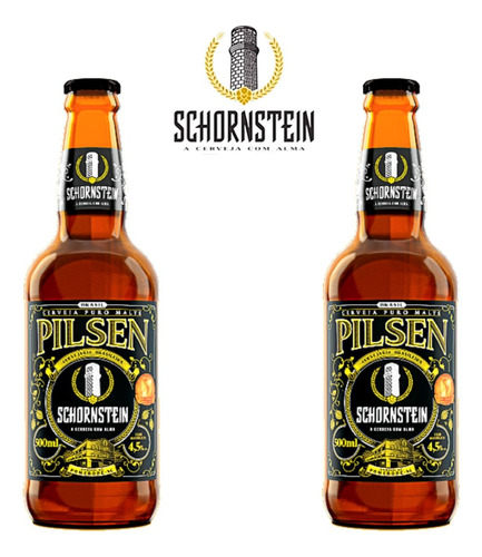 Cerveja Schornstein Pilsen (2 Garrafas 500 Ml)