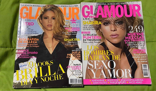 Shakira Revistas De Colección Glamourediciones Españolas